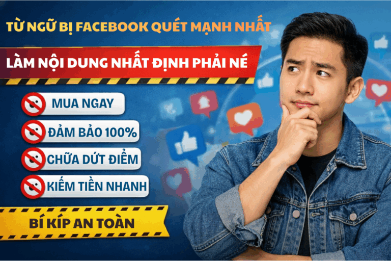 Danh sách từ ngữ bị Facebook quét mạnh nhất – Làm nội dung nhất định phải né